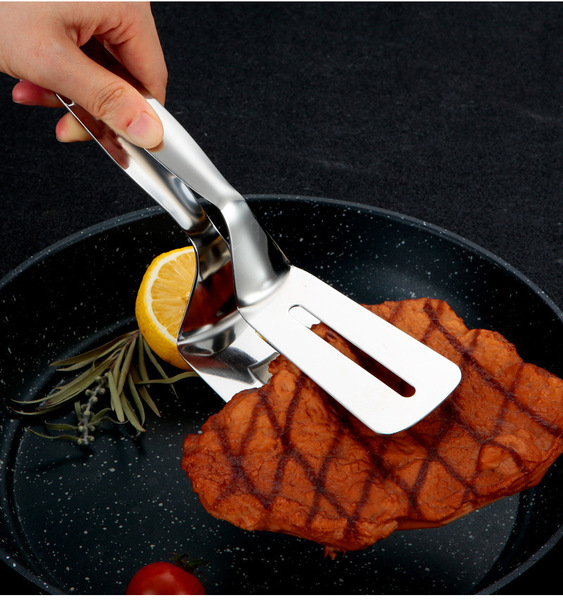 Steel Tong for Food and Vegetables, Meat Grills, Pizza Strip, Salad, Sandwich.